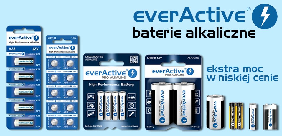 Baterie Alkaliczne everAcrive Baterie Alkaliczne everAcrive