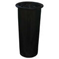 Wkład do wazonu 3 wysoki czarny plastikowy wąski 18 cm