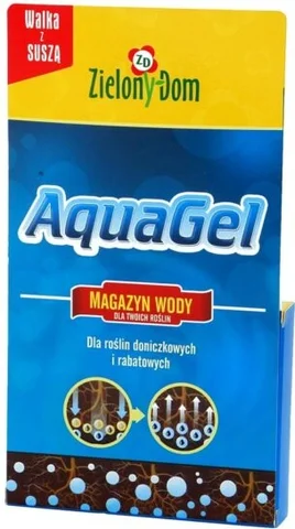 AquaGel absorbent wody Zielony Dom saszetki 4x15g AquaGel absorbent wody Zielony Dom saszetki 4x15g