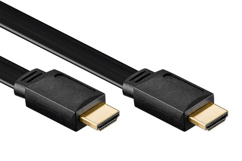 Kabel HDMI-HDMI High Speed with Ethernet płaski 1.4b 3m Kabel HDMI-HDMI High Speed with Ethernet płaski 1.4b 3m