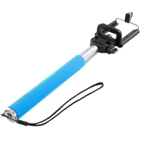 Teleskopowy wysięgnik monopod selfiestick z uchwytem do aparatów/ telefonów 20-95cm Teleskopowy wysięgnik monopod selfiestick z uchwytem do aparatów/ telefonów 20-95cm